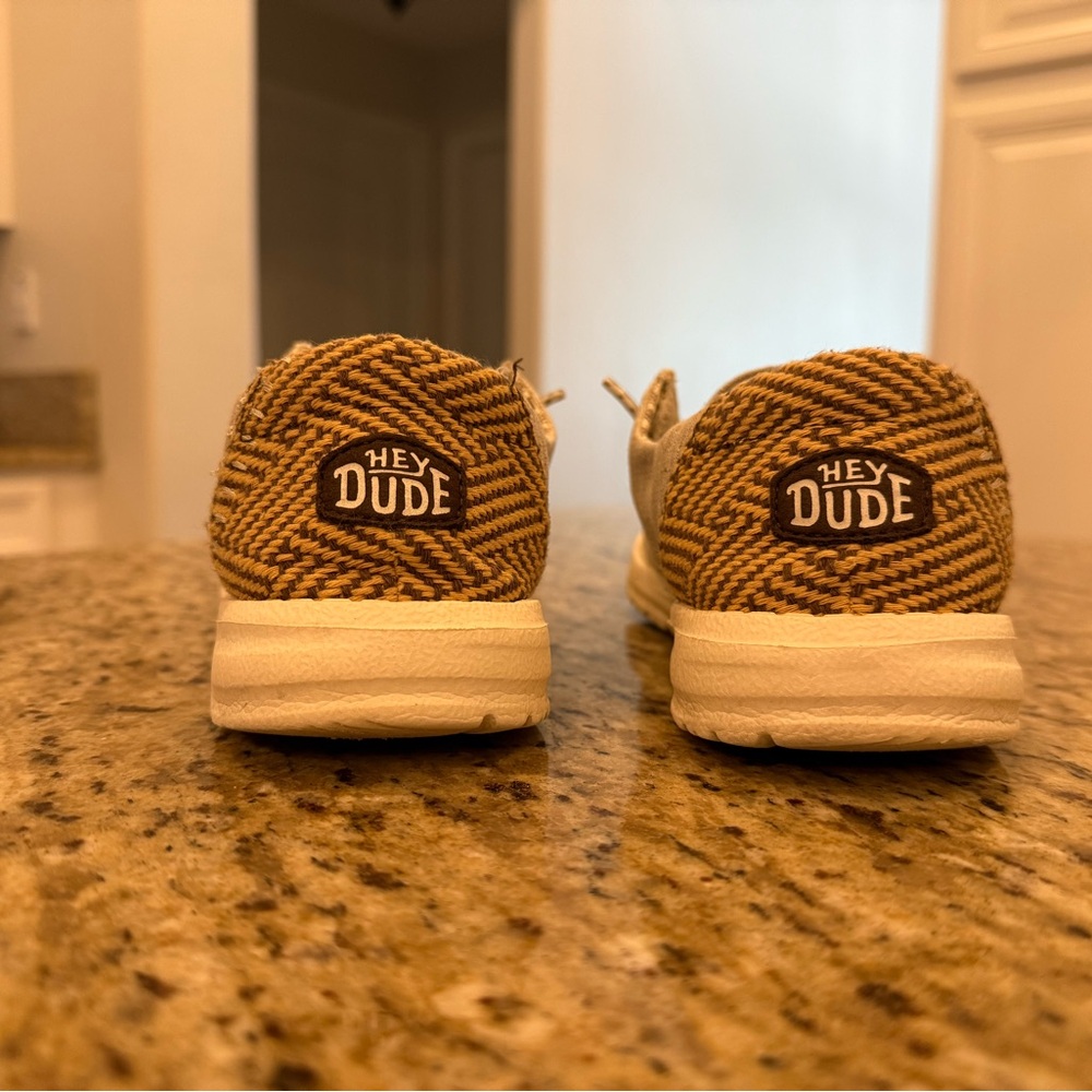 Hey Dude Women’s Beige and Brown Loafers - Picture 4 of 5